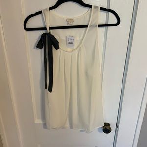 J. Crew Tank Too with Bow
